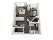 B.1 floor plan Claro at the Waterfront