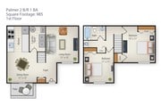 2BR/1BA