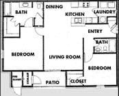2BR/2BA