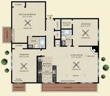 3BR/2BA