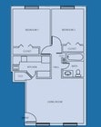 2BR/1BA