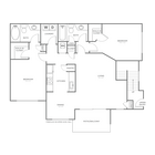 Two Bedroom Two Bath (1120 SF)