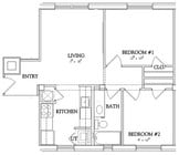 1BR/1BA