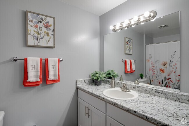 2BR, 1BA - 1,000SF - Bathroom
