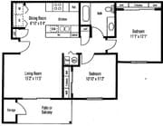 2BR/1BA