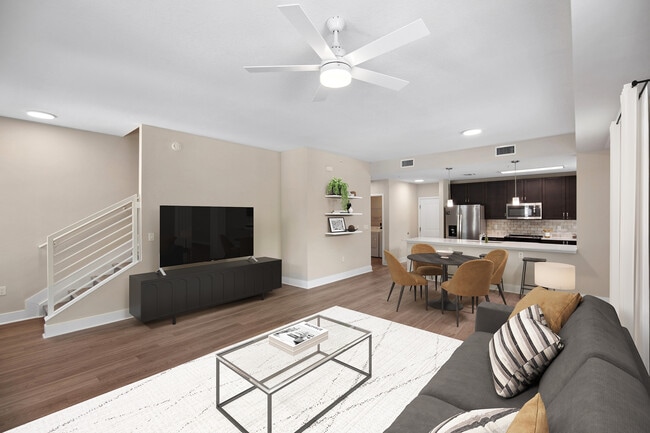 Updated Finishes living room with hard surface flooring - Avalon 850 Boca