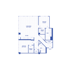 B9 floor plan Watermark at Buzzard Point