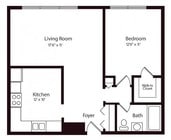ONE BED - E