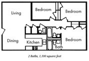 3BR/2BA