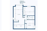 2 BR Floorplan