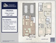 Virginia Floor Plan - 1,957 SqFt