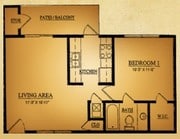 1BR/1BA