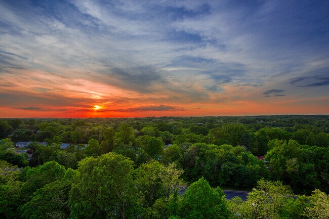 Stunning views from many apartments at White Oak Towers Apartments