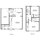 Two Bedroom Two and One Half Bath