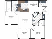 Vanguard 2bed/2bath