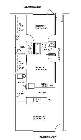 Big Walk In Closets in each Bedroom