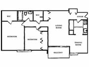 Two Bed, One Bath, Garden