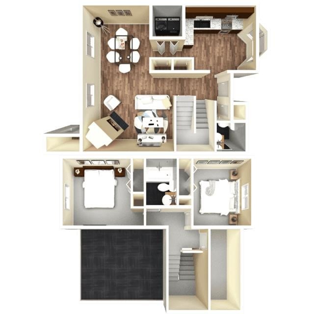 2 Bedroom Town Home