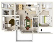 Sweetbriar | 2 bed 2 bath | 1150 sq ft