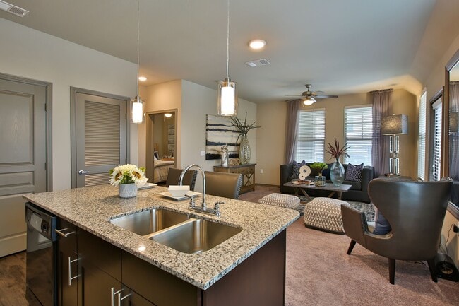 Kitchen and Living Room