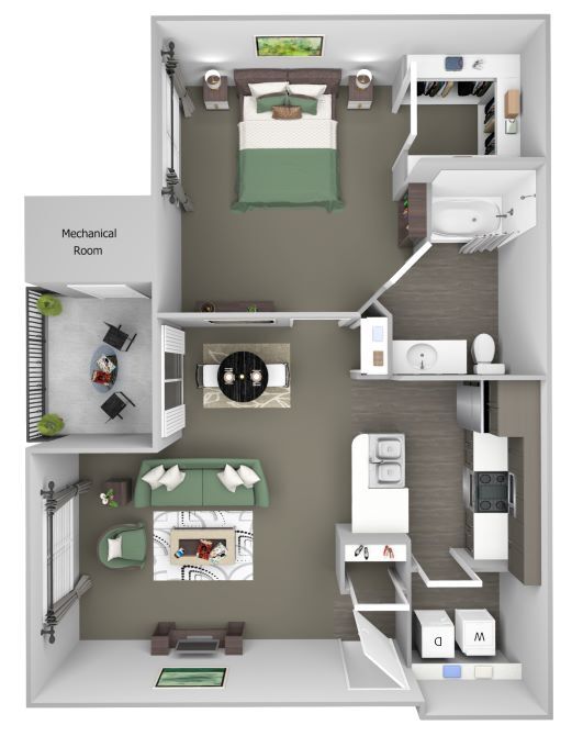 Floor Plan - A1 (Jade)
