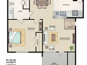 Plano del piso A1-B