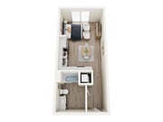 A3 floor plan The Focal Apartments