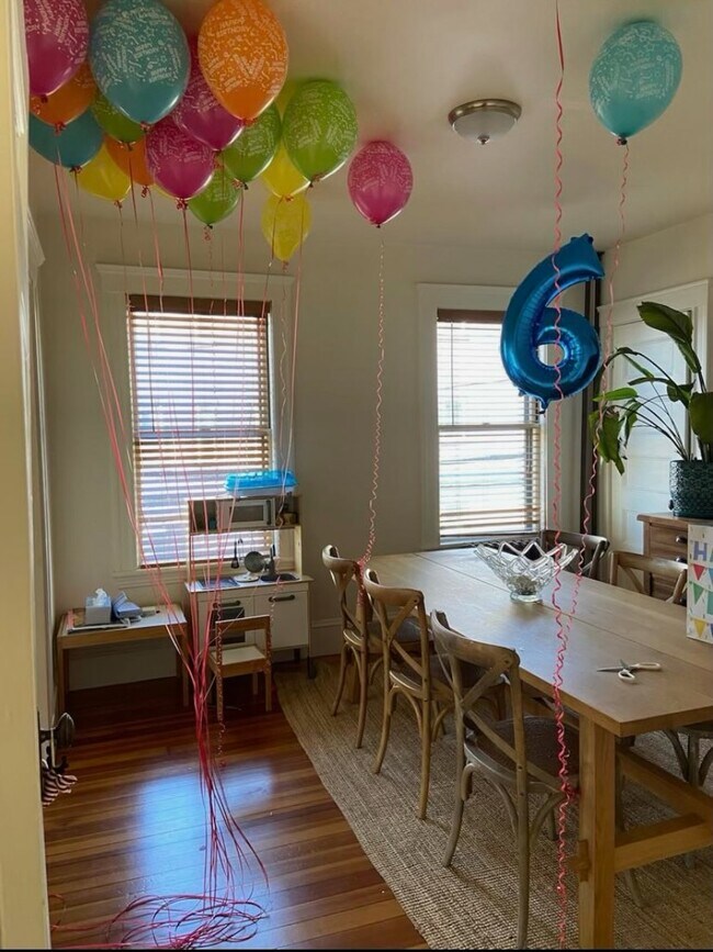 Dining room can be separated with pocket doors - 74 Highland Ave Unit #2