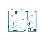 B2H2 floor plan The Hamilton