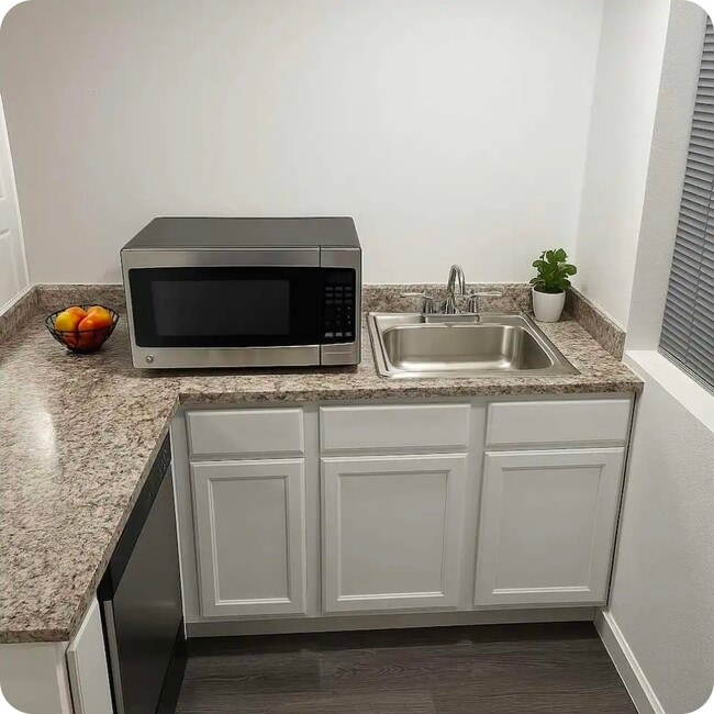 Kitchen - No Oven no full fridge - 410 Estelle St Unit D