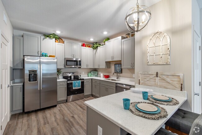 2BR, 2BA - 1,260SF - Kitchen