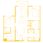 B11 | 2x2 | 1133 sq ft