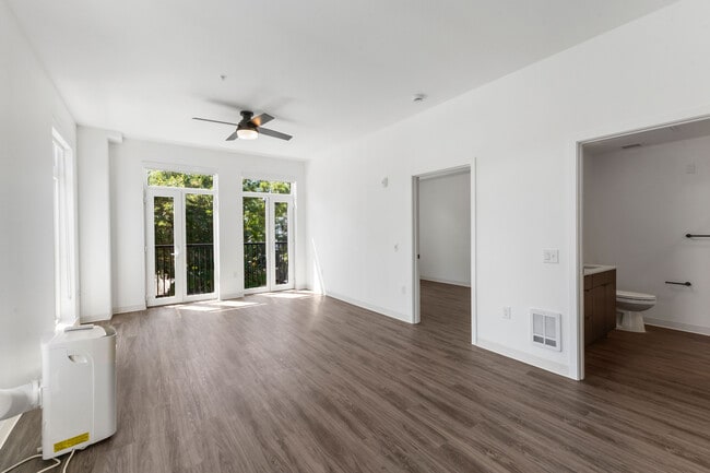 629 C3 One Bedroom Living Room and Bedroom Entry