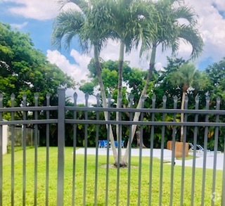 Gated pool area - 2400 SW 19th Ave Unit 104 Rental