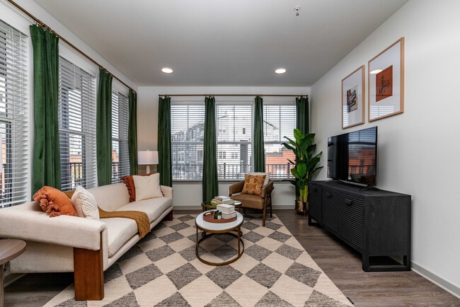 Cozy apartment living room.