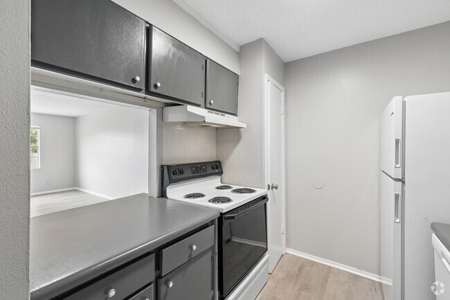 Unit 1 - 2BR, 1BA - 950SF - Kitchen - Shell Pointe Apartments