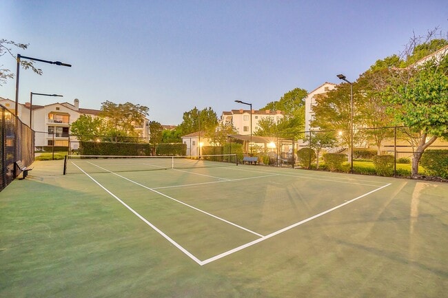 Practice your game on our tennis court