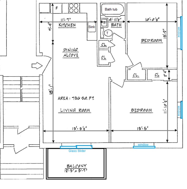 Floor Plan - 99 Pleasant St Unit 1-2