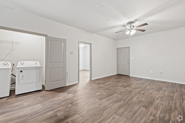 2BR, 2BA - 900SF - Living Room/Laundry