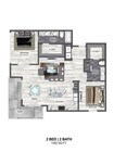 B7 floor plan The Braden on Fifth