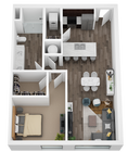 1 BD 1 BA No Balcony.png