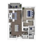 The Elegant, 1/1, 739 SF with balcony/patio