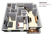 Dos habitaciones / dos baños