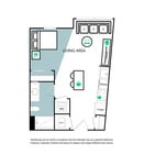 Plano de planta 1A Wheelhouse Co-Living