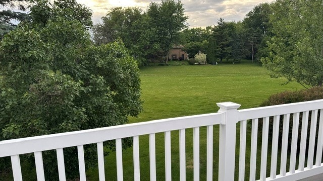deck view - 1127 Sausalito Dr Unit Waunakee 3 bedroom duplex