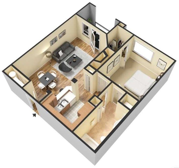 Prosper_716 sq ft.jpg - Classic