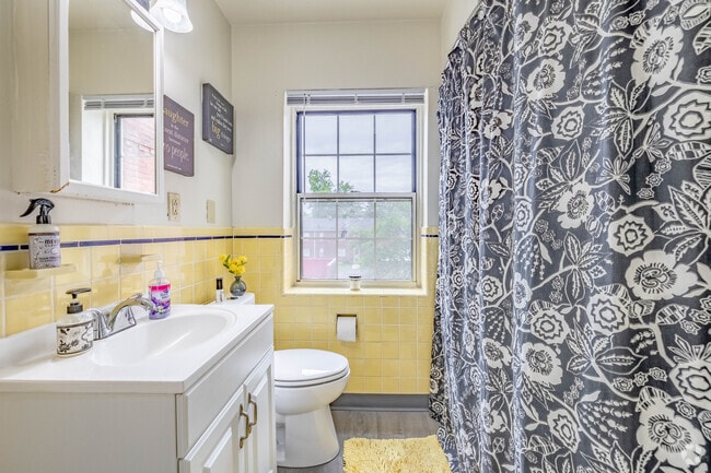 1BR, 1BA - 810SF - Primary Bathroom - Daytona Village Apartments