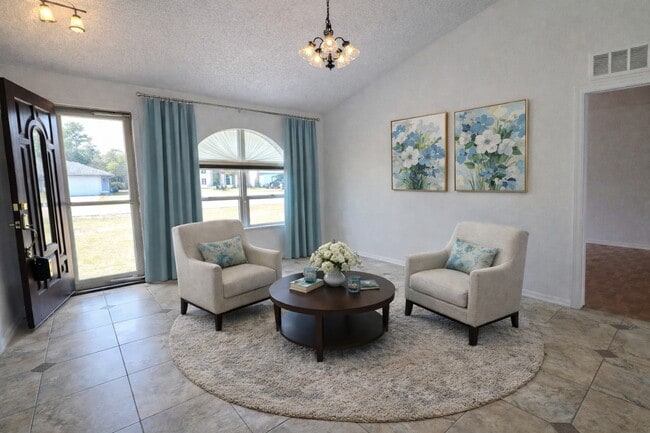 Formal Living Virtually Staged - 1699 Landfair Ave