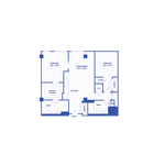 B2 floor plan Watermark at Buzzard Point
