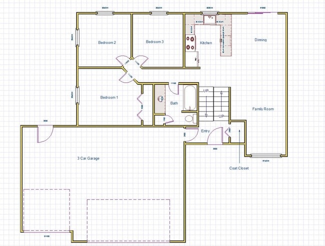 Plano de planta - 809 Quail Pkwy